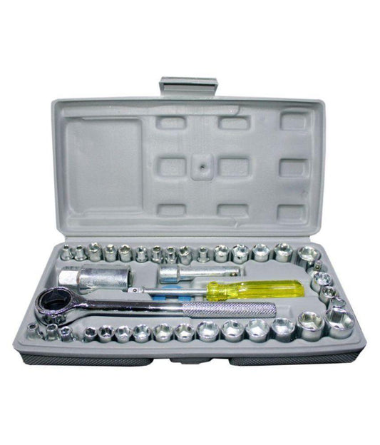 40 Pcs Chrome Vanadium Steel Tool Kit Set